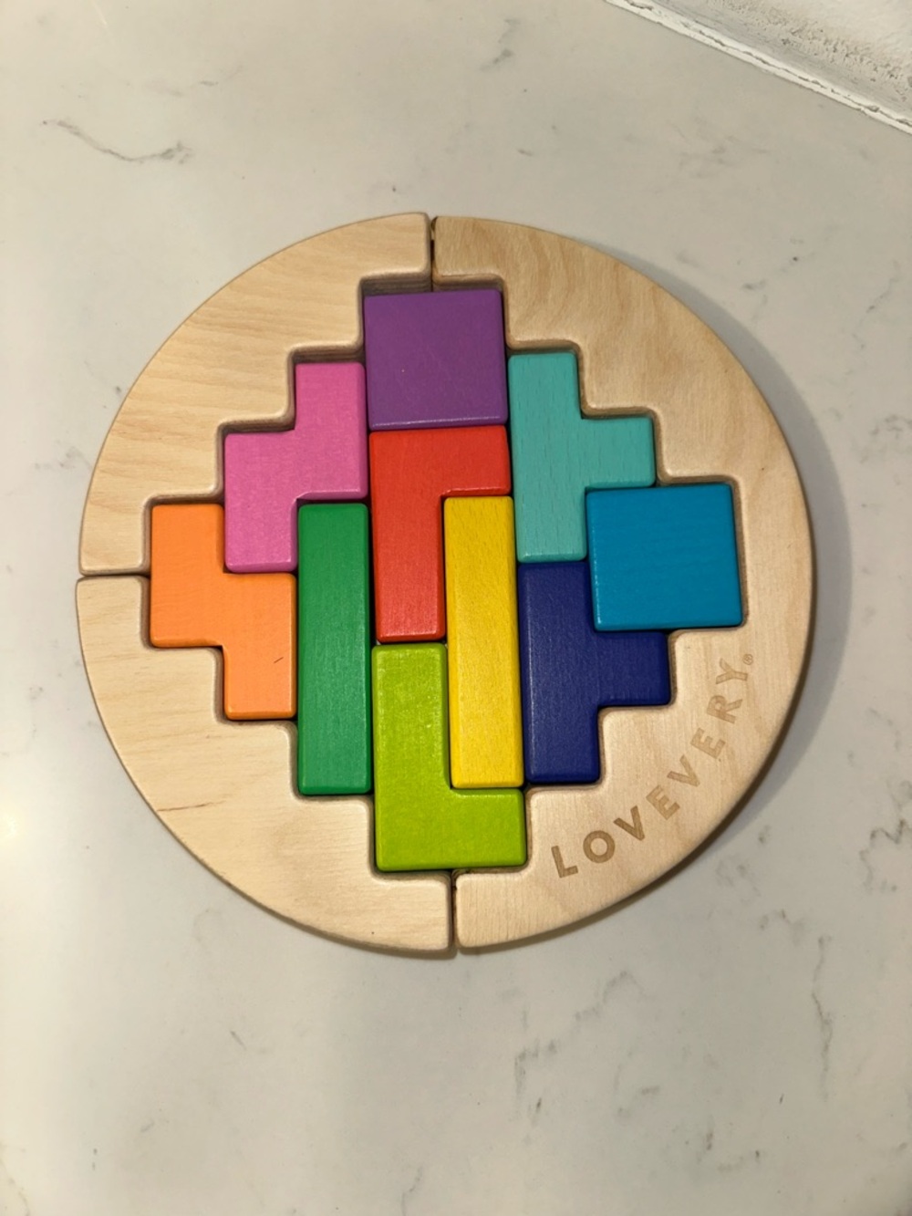 Lovevery Wooden Wobble Puzzle